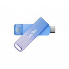 SanDisk Creator Phone Drive unidad flash USB 128 GB USB Type-C / Lightning 3.2 Gen 1 (3.1 Gen 1) Azul, Lila