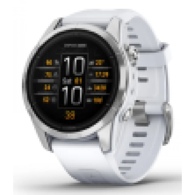 SMARTWATCH GARMIN EPIX PRO, 42MM, GLASS, SS, WHITESTN