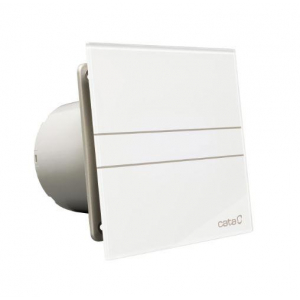 Extractor de aire axial Cata E-100 GT Timer, 8W, 15 cm diámtero, 115 m3/h, 2600 rpm, 31dB, blanco