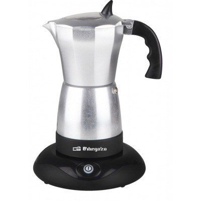 Orbegozo KFE 660 Independiente Semi-automática Cafetera moka eléctrica 3tazas Negro, Acero inoxidable cafetera eléctrica