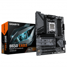 GIGABYTE B650 EAGLE Placa base - AMD Ryzen serie 9000, VRM de 12+2+2 fases, hasta 7600 MHz DDR5 (OC), 1xPCIe 5.0 + 2xPCIe 4.0 M.2, LAN GbE, USB 3.2 Ge