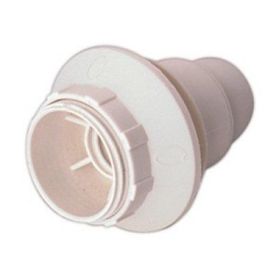 Portalamparas E14 con Rosca y Arandela BLANCO