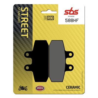 HF Street Ceramic Organic Brake Pads SBS 588HF