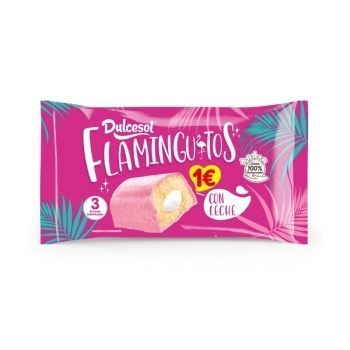 Dulcesol Flaminguitos Pack 3 Unidades 150Grs