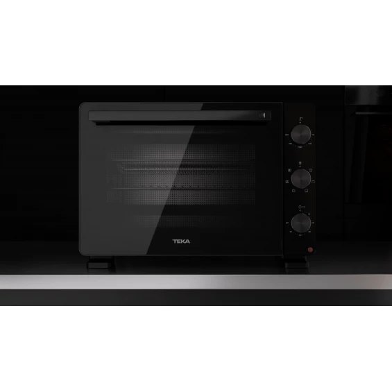 Mini horno de sobremesa Teka FSO 466 AirFry, 46 L, convección, 6 funciones, 1800 W, Full Black - imagen 6