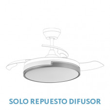 Difusor Ventilador Olimpia Grande 107d Blanco/gris
