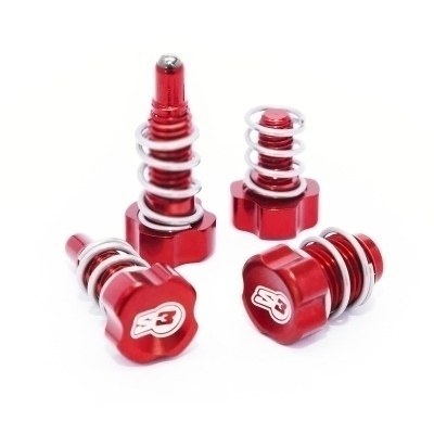 S3 Lever Adjuster Screw Red Braktek/AJP MC-AD-AJP-R