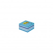 NOTAS ADHESIVAS POST-IT CUBO 3M COLOR AZUL PASTEL 450 HOJAS 2028-B