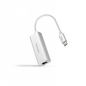 Nanocable Conversor USB-C A ETHERNET GIGABIT 10/100/1000 Mbps. 15CM