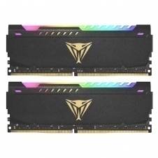 KIT MEMORIA RAM PATRIOT VIPER STEEL RGB DDR4, 3600MHZ, 16GB (2X8GB), NON-ECC, CL20, XMP