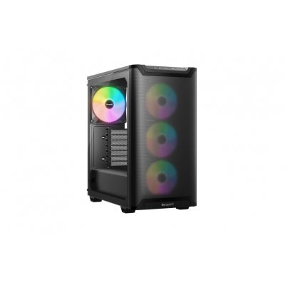 CAJA BEQUIET PURE BASE 501 LX 4XVENT 140 MM S/N NEGRO