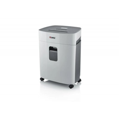 Dahle PaperSAFE 420 Destructora de Papel Manual Corte en Particulas Microcorte P-5 - Destruye hasta 10 Hojas - Papelera de 25L - Con Ruedas - Apta para Papel, Tarjetas, Cd´s - Color Gris