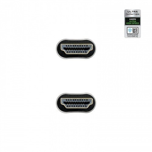CABLE HDMI 2.1 CERTIFICADO ULTRA HS M-M NEGRO 1 M
