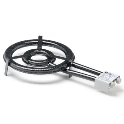 Paellero Flames VLC T-380 - 2 Quemadores | Diámetro 38cm | Acero esmaltado