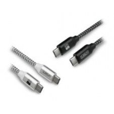 2cables Subblim Usb-c/m A Usb-c/m Negro/plat(cab-4cc001