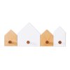 Percha infantil con forma de casitas madera/blanco · Casas H133-M9777