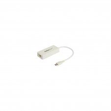 StarTech.com Adaptador de Red Ethernet USB-C con un Puerto USB 3.0 - Blanco