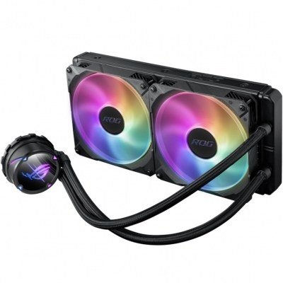 Kit refrigeracion liquida asus rog strix lc ii 280 argb all in one 2 ventiladores 140mm gaming