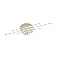 Plafon Kirova 64w 3000-4000-6500k Blanco/haya 7040lm C/remoto,memoria Y Reg.intensidad 13,5x85,5x23,5cm