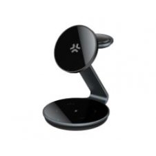 Cargador CELLY Wireless 3en1 15W Negro(MAGSTAND3IN1EVO)
