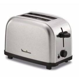 Moulinex – Tostador Moulinex LT330D Classic 2 ranuras cortas acero inoxidable 700W.