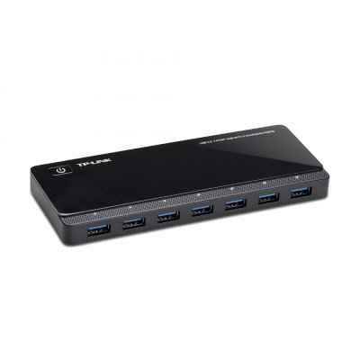 UH720 hub de interfaz USB 3.2 Gen 1 (3.1 Gen 1) Micro-B 5000 Mbit/s Negro