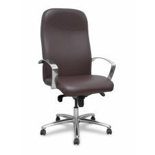 Piqueras y Crespo Sillón Caudete similpiel marron oscuro