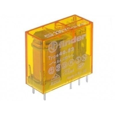 RELE 24Vac 2Ctos Conmutados 8A/250Vac FINDER