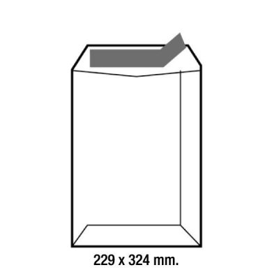 SAM C.250 bolsas 229x324mm kraft verjurado