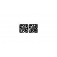Mars Gaming MF-NCLX2 Carcasa del ordenador Ventilador 12 cm Negro 2 pieza(s)