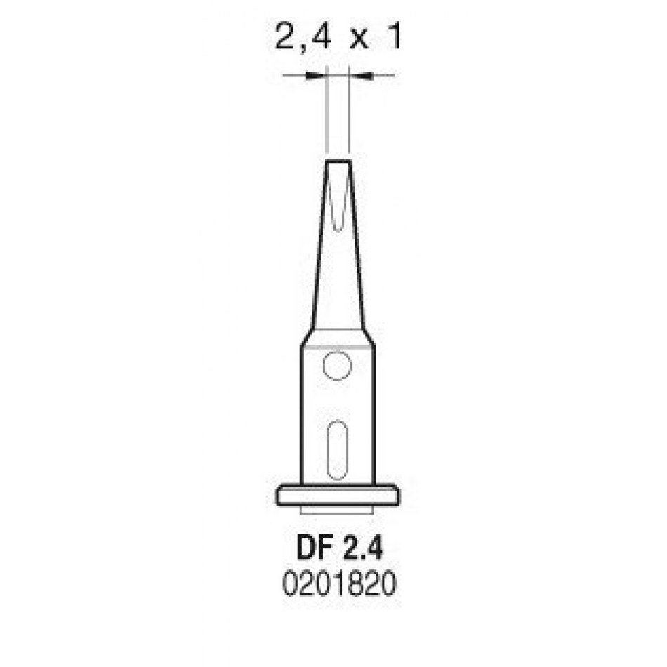 Punta Soldador Gas SG1070 DF2.4 JBC