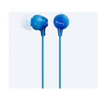 Auriculares sony mdrex15lpli boton azul