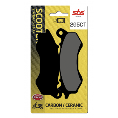 CT Scooter Carbon Tech Organic Brake Pads SBS 205CT
