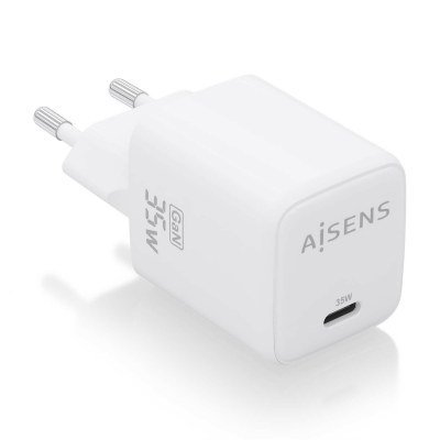 Aisens - Cargador Gan 35W, 1Xusb-C Pd3.0 Qc4.0, Blanco