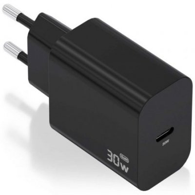 Cargador de Pared Aisens A110-0941 | 1xUSB Tipo-C | 30W | Negro