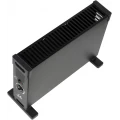 Convector Jata JCCV2314, 2.000 W, 3 potencias, termostato regulable, negro
