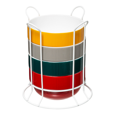 Juego de 4 tazones 50cl modelo petit déjuni