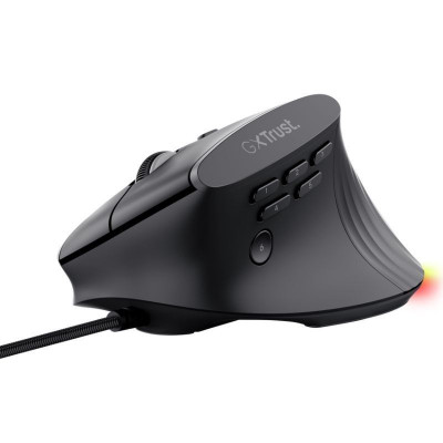 RATON OPTICO GAMING GXT 145 ERGONOMICO VERTICAL REXXA NEGRO TRUST