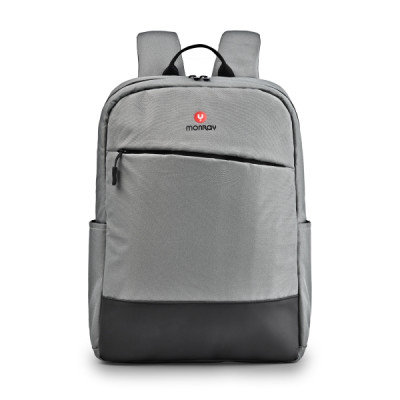 NGS Monray Sacks Venture Mochila para Portatil hasta 15.6 - Suave Acolchado Interno - Resistente al Agua - Bolsillo Exterior + 2 Bolsillos Laterales - Color Gris