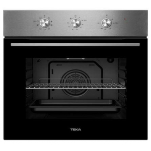 Horno multifunción Teka HCB 6165, 60 x 60 cm, HydroClean, 65 litros, 7 funciones,  clase A, mandos mecánicos, inox