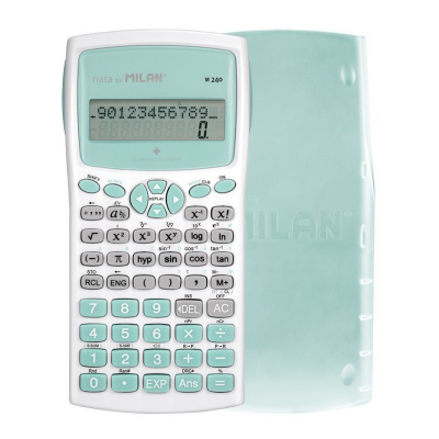 Blíster calculadora científica M240 turquesa, Edición +