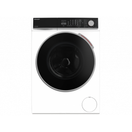 Lavadora Sharp ESNFL914CWNA, 9kg, 1400rpm, displa,y blanco