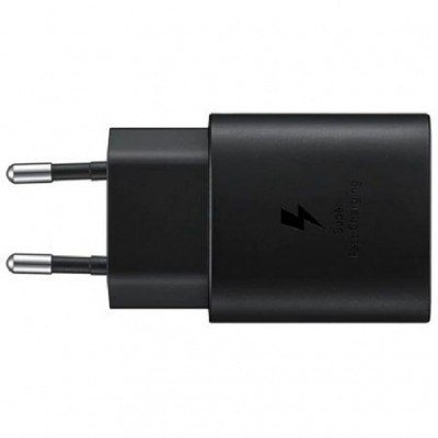 Cargador de Pared Samsung EP-TA800NBEGEU/ 1 USB Tipo-C/ 25W