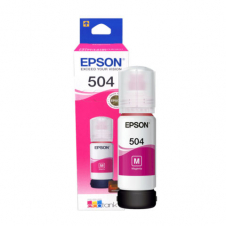 BOTELLA DE TINTA EPSON ECOTANK T504 MAGENTA SERIE L 70ML DYE T504320-AL