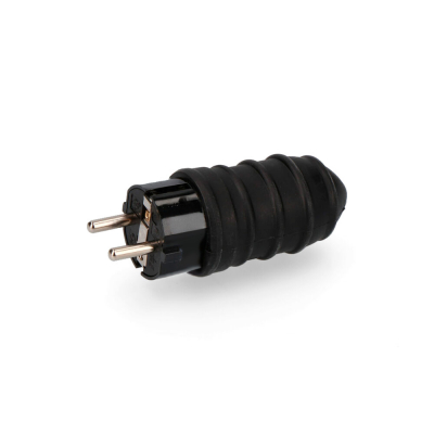 Clavija de goma 16a t/tl 4,8mm (retractilada) edm