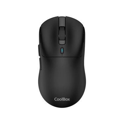 Mouse raton coolbox w03 ultraligero negro 10000 dpi gaming inalambrico rf+bt