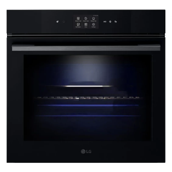 Horno con vapor LG WS9D7672WM, 76 litros, vapor 100%, InstaView, Blue EasyClean, Air Fry, ThinQ WiFi, ProBake, clase A++, negro mate - imagen 2