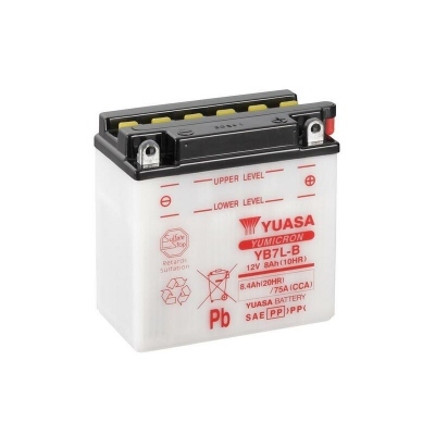 Yuasa battery YB7L-B Combipack (con electrolito) YB7L-B