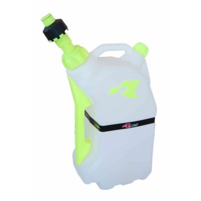 RACETECH Quick Fill Fuel Can 15L Translucent/Yellow R-GASCAGI0020