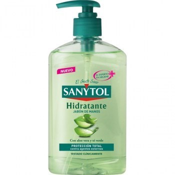 Sanytol Jabón de manos Aloe Vera y Té Verde 250ML